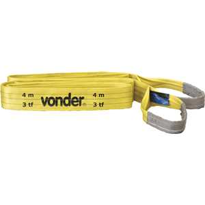 Cinta para elevação de cargas 7:1, 4,0 m, 3,0 tf, amarela, CE 340, VONDER