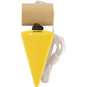 Prumo de centro de metal, 400 g, VONDER