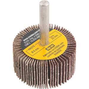 Roda de lixa 40 mm x 20 mm com haste, grão 120, VONDER