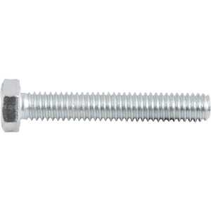 Parafuso sextavado zincado 5/16" x 2", UNC, rosca total, VONDER