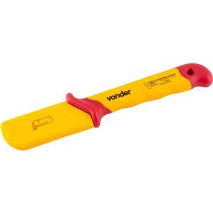 Faca curva para desencapar cabos 7", isolada, IEC60900, VONDER
