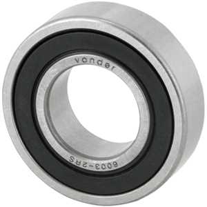 Rolamento rígido de esfera, 6003-2RS, VONDER