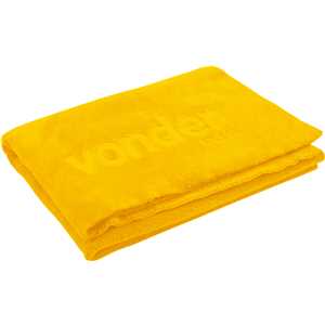 Toalha de Microfibra, 40 cm x 60 cm, 400 g/m² (gsm), amarela, VONDER PLUS