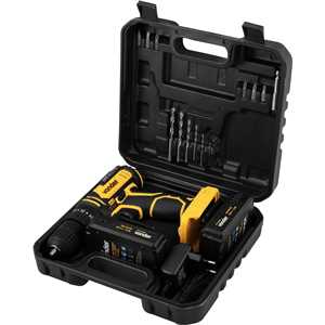 Parafusadeira/furadeira de impacto a bateria, 20 V, fonte de carregamento bivolt automática, PFV 020I VONDER