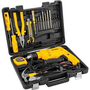 Furadeira de impacto 1/2", 550 W, 127 V~, com jogo de 19 acessórios, FIV 519 VONDER
