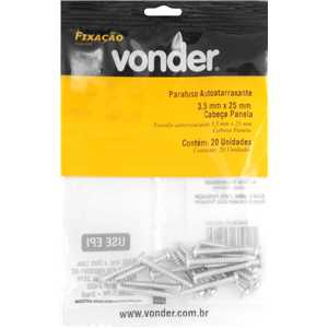 Parafuso autoatarraxante, cabeça panela, 3,5 mm x 25,0 mm, VONDER