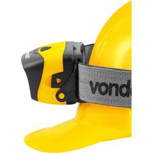 Lanterna de LED para cabeça, LED COB, LCV 120, VONDER