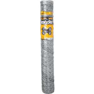 Tela metálica hexagonal, mangueirão, malha 3", 18 BWG x 1,8 m, com 50 m,  VONDER