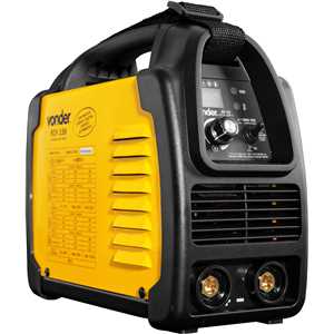 Inversor para solda com eletrodo e TIG, 150 A, RIV 156, com display digital, monofásico, 127 V~ - 220 V~ - Seleção automática, VONDER