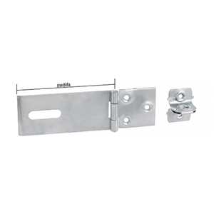 Porta cadeado zincado 3.1/2" - 88,9 mm, encartelado, VONDER