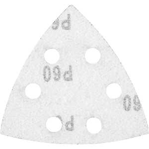 Lixa triangular com costado em pluma, grão 60, para lixadeira multifunção, VONDER