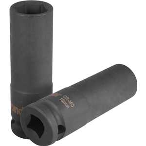 Soquete sextavado longo de impacto, 16 mm, encaixe de 1/2", VONDER