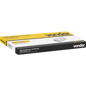 Engate rápido de 1/4", rosca fêmea 1/4" NPT, com esferas, VONDER