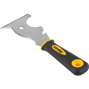 Espátula de aço inox, 3", com cabo emborrachado, multiuso, VONDER