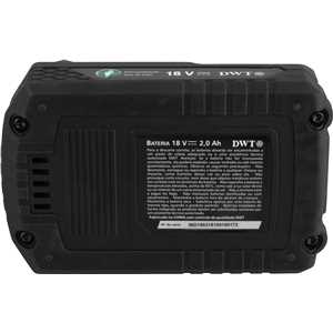 Bateria 18,0 V, íons de lítio, linha intercambiável, 2,0 Ah, IBD 1802, DWT