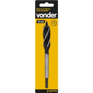 Broca com 4 pontas para madeira, 16 mm, VONDER