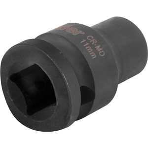 Soquete sextavado de impacto, encaixe de 1/2" x 11,0 mm, VONDER