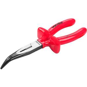 Alicate bico meia cana curvo 8", com isolação até 1.000 V, VONDER