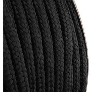 Corda multifilamento trançada 12,0 mm x 140 m, preta, em carretel, VONDER