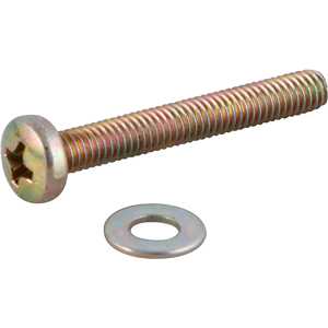 Parafuso com arruela para suporte de TV, M4 x 30 mm, VONDER