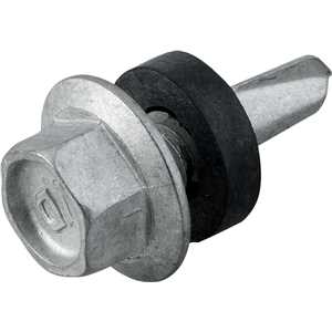 Parafuso autobrocante sextavado com acabamento tipo Dacromet, cabeça flangeada, 6,3 mm x 3/4", VONDER
