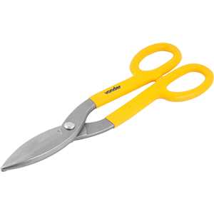 Tesoura 12", para chapas, modelo americano, corte reto, VONDER