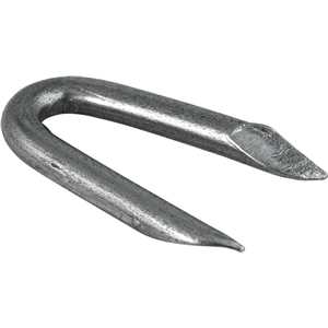 Grampo para cerca 1" x 9 BWG (19 x 11 (JP x LPP)), polido, VONDER