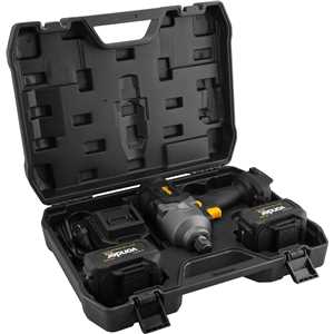 Chave de impacto, bateria 20 V, encaixe de 3/4", fonte de carregamento bivolt automático, CIV 234B, VONDER PLUS