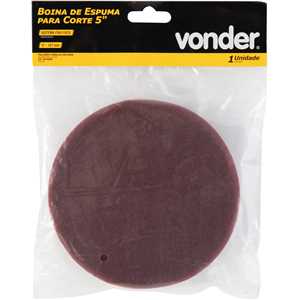 Boina de espuma para corte 5", para politriz rotativa ou roto-orbital, VONDER