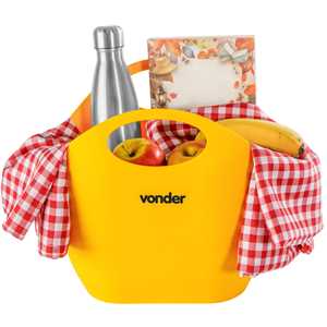 Bolsa plástica multiuso, 8,5 litros, amarela, VONDER