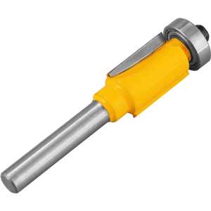 Fresa com dentes de metal duro, reta, para acabamento com rolamento, 13 mm VONDER