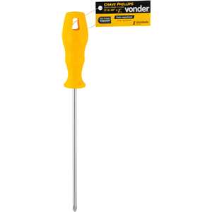 Chave phillips 3/16" x 6", aço cromo vanádio, VONDER