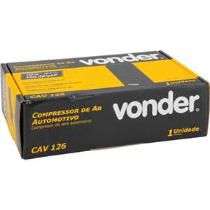 Compressor de ar automotivo, CAV 126, 12 V, VONDER