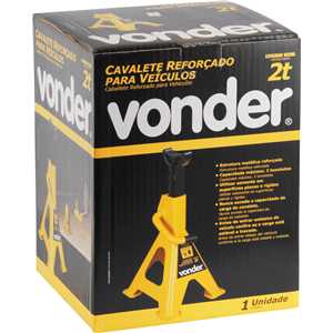 Cavalete para veículos, 2 toneladas (2,0 tf), VONDER