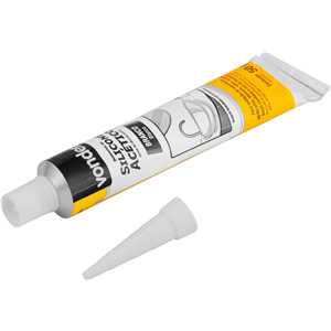 Borracha de silicone acético, branco, 50 g, VONDER