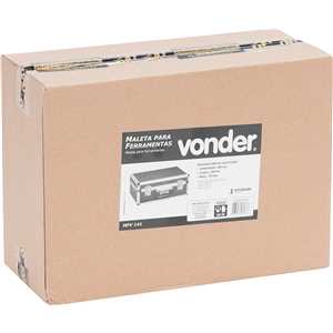 Maleta para ferramentas, profissional, 360 mm x 230 mm x 150 mm, preta, MFV 141, VONDER