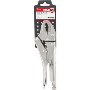 Alicate de pressão, 10", mordente curvo, NOVE54