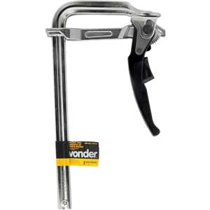 Grampo tipo sargento, aperto rápido, 10" - 254 mm, VONDER