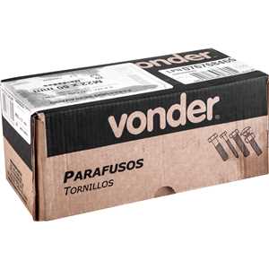 Parafuso sextavado 8.8, 22 mm x 50 mm, MA, rosca total, DIN 933, VONDER