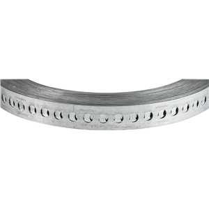 Fita de aço perfurada 19 mm x 0,40 mm x 30 m VONDER