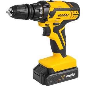 Parafusadeira/furadeira a bateria, 12 V, fonte de carregamento bivolt automática, PFV 112QR VONDER