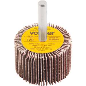 Roda de lixa 40 mm x 25 mm com haste, grão 120 VONDER