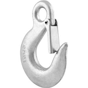 Gancho de aço com olhal, 1,5 toneladas, 3/8", com trava, VONDER