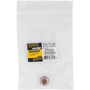 Silenciador de ar comprimido, curto, em latão, rosca 1/8" BSP, VONDER