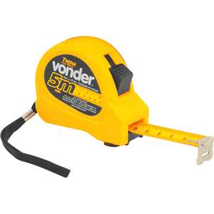 Trena curta de aço 5 m x 25 mm VONDER