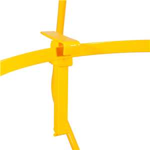 Carrinho tubular, para transportar/entornar tambor, 250 kgf, pneu com câmara, VONDER