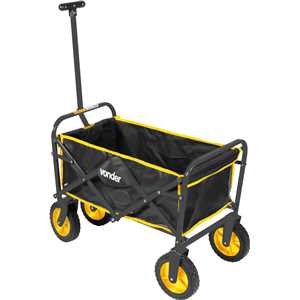Carrinho para carga, dobrável, com bolsa, 60 kgf, VONDER