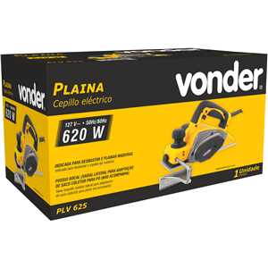 Plaina elétrica, 620 W, 127 V~, PLV 625 VONDER