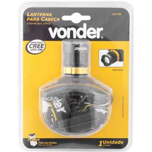 Lanterna de LED para cabeça, super LED CREE , LLV 55, VONDER