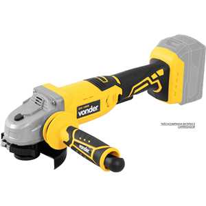 Esmerilhadeira 4.1/2", bateria intercambiável de 18 V, sem bateria e sem carregador, IEV 1808 VONDER